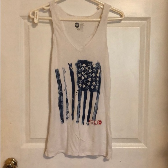 Roxy American Flag Tank Top - Picture 1 of 3